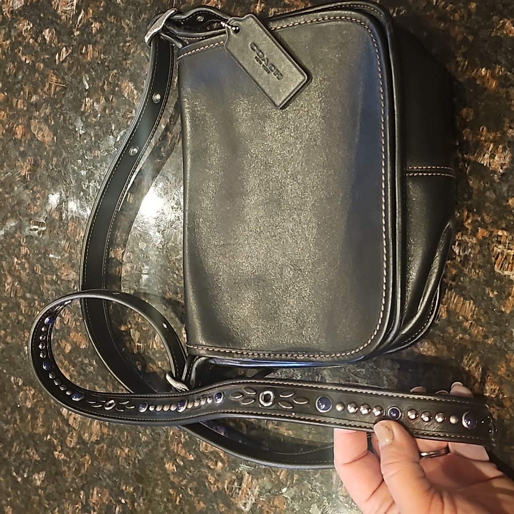 NWOT Authentic Coach Saddle bag purse